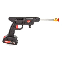 Idropulitrice a Batteria | Capacità Batteria 2 Ah | Pressione Massima 30 Bar | Lunghezza Tubo 5 Metri | 2 Ugelli | con Valigetta